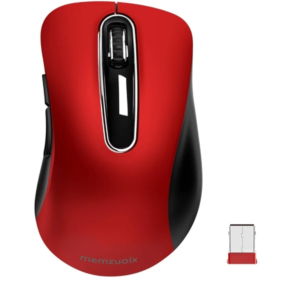 WIRELESS MOUSE, RED - Picture 2 of 10